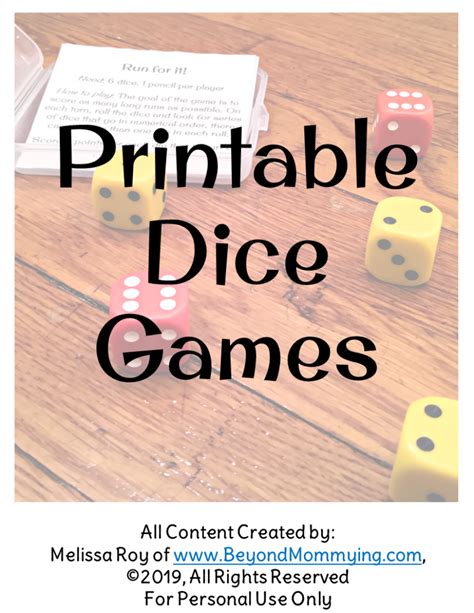 easy dice game instructions.